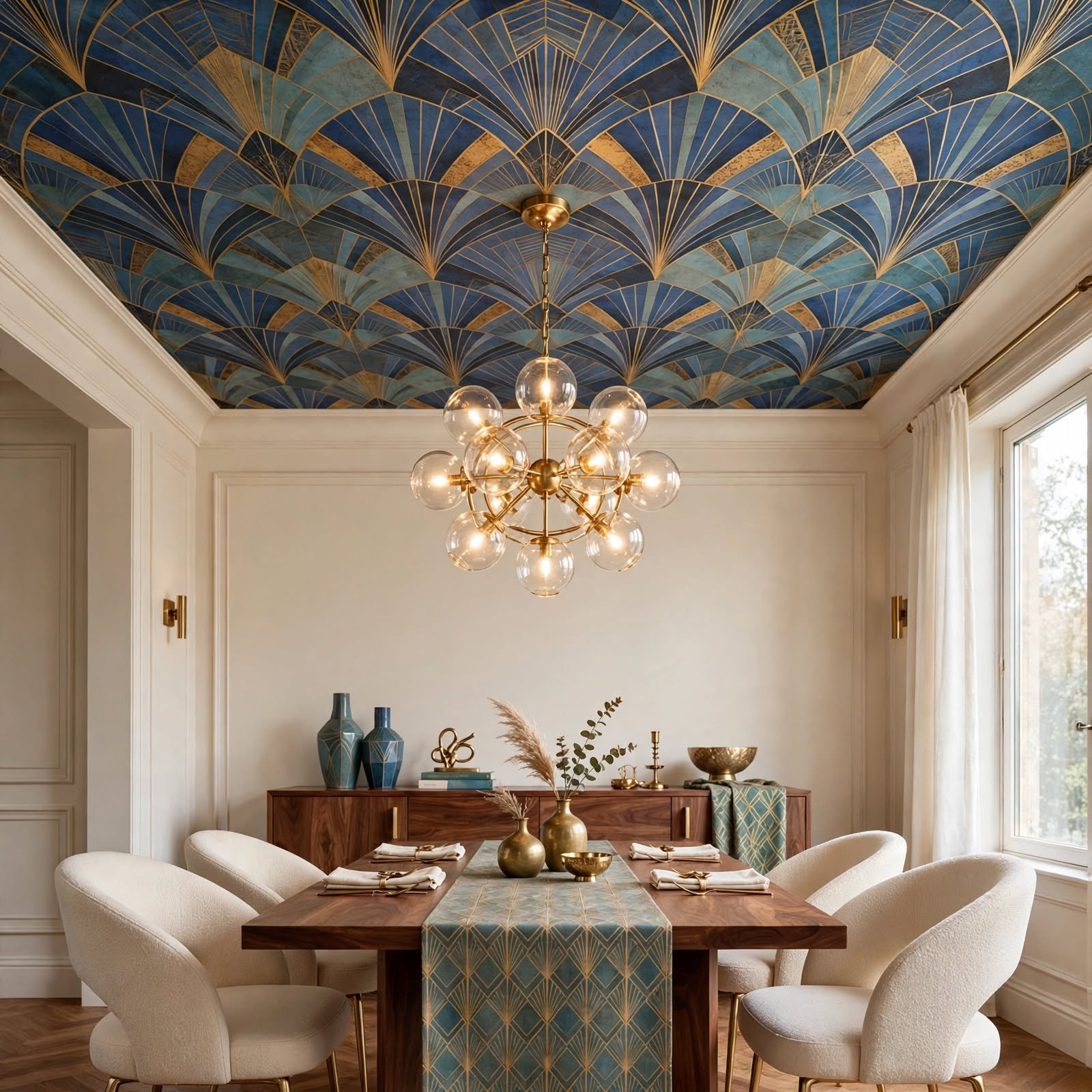 2. Ceiling Wallpaper Fifth Wall Accent for Wallpaper Ideas