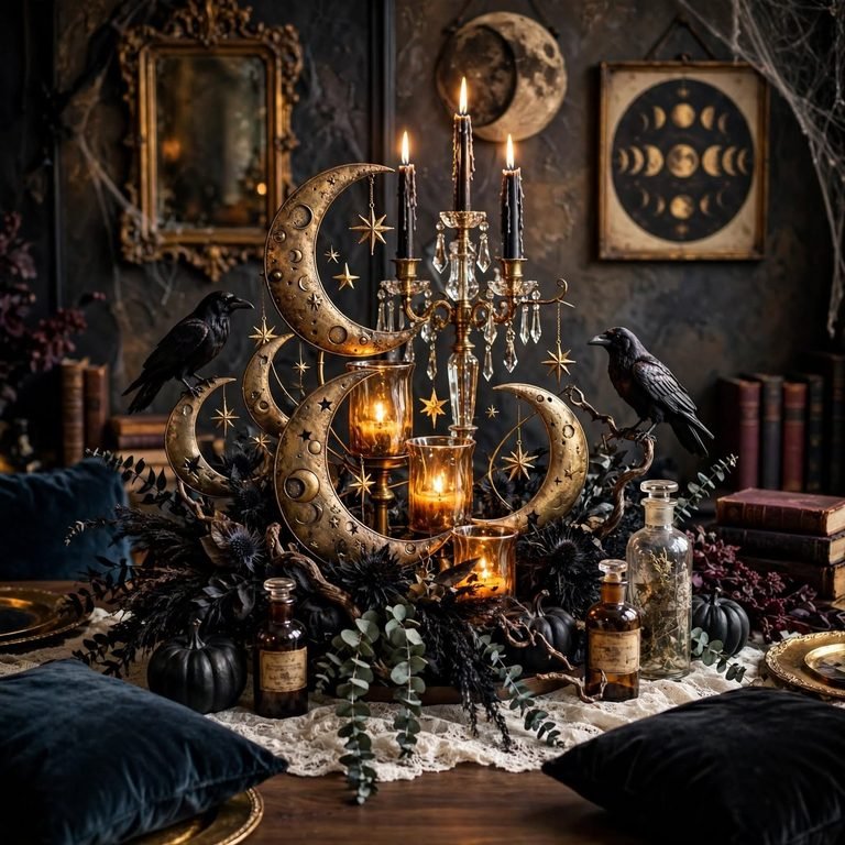 celestial halloween decor
