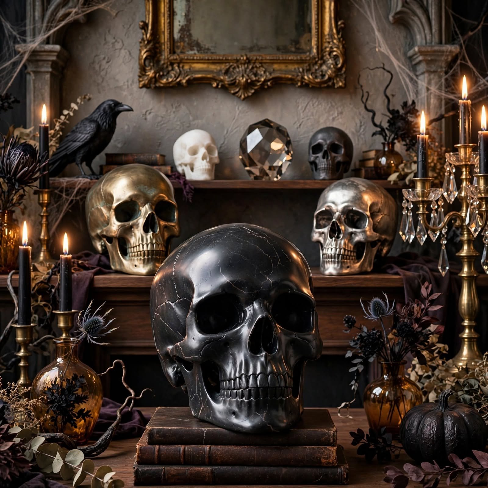 luxury halloween decor