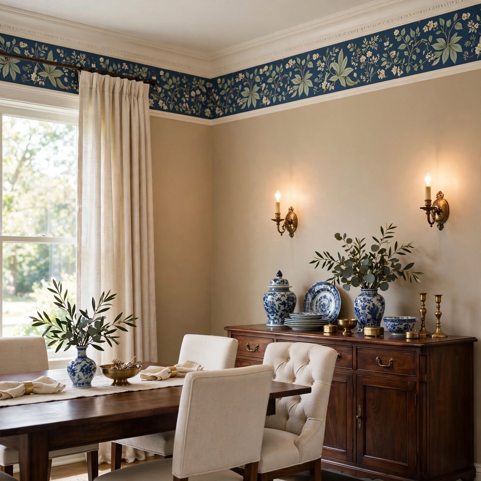 10. Wallpaper Border Trim Revival for Wallpaper Ideas