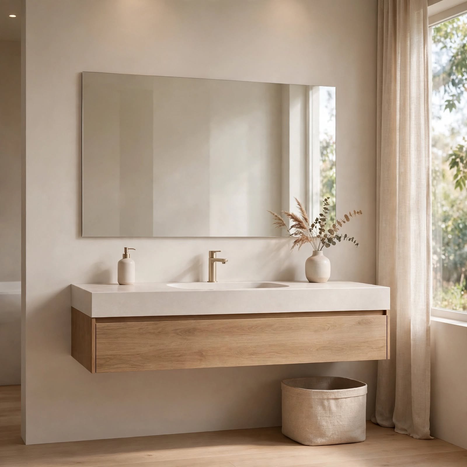 simple bathroom decor